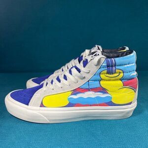Size 9M/10.5women - Vans SK8 Hi Mickey 90th anniversary shoes
